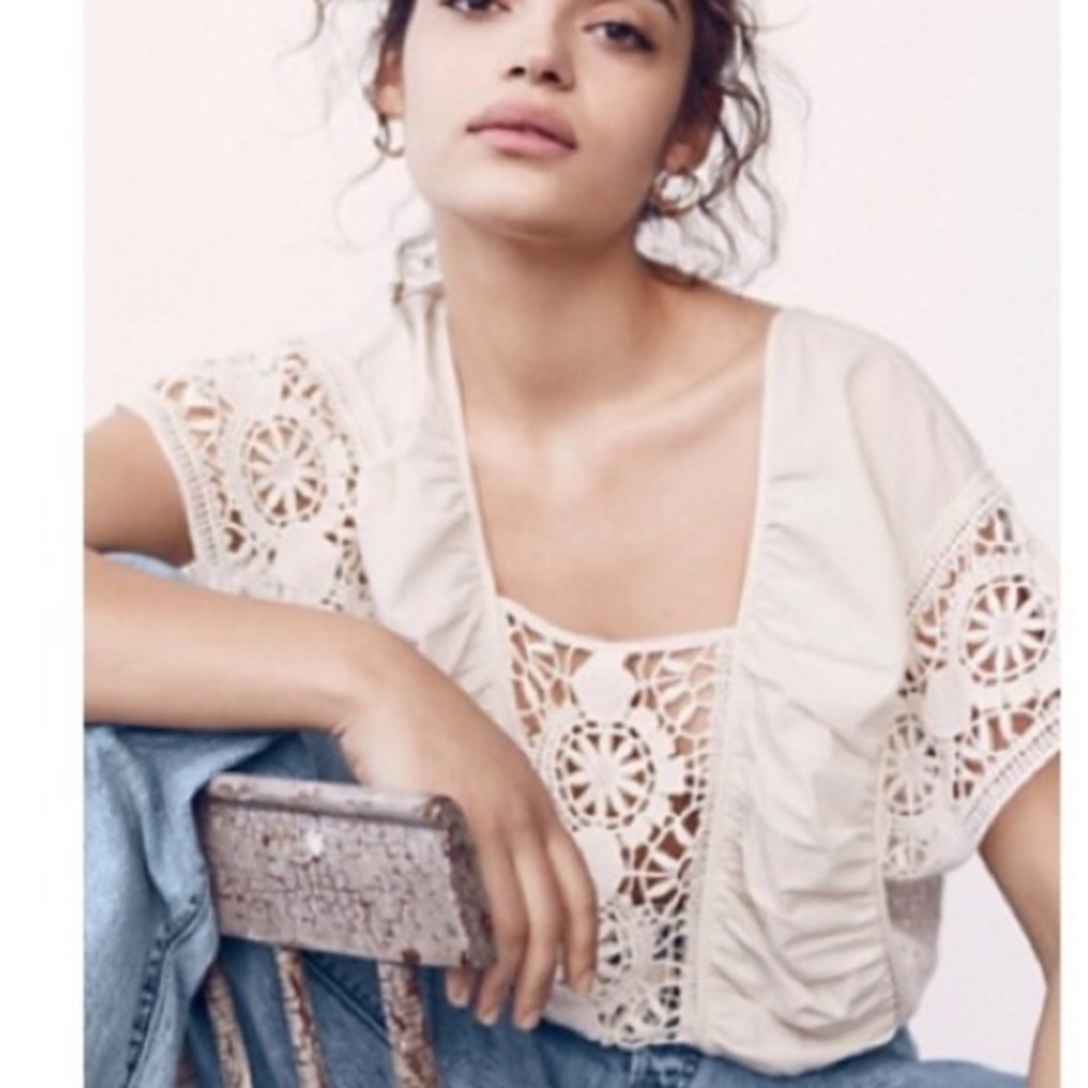 Free people Little Secret Top Crochet boho